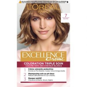 Excellence cr&egrave;me coloration universal nudes 7 blond