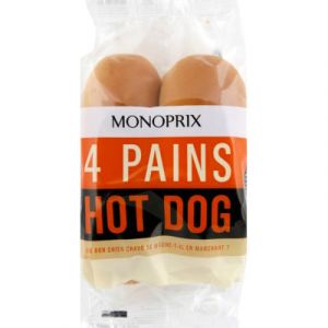 Monoprix pains hot dog 250g