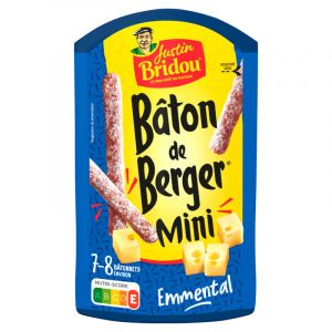 Justin bridou mini b&radic;&cent;tons de berger emmental 80g