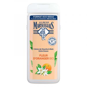 Le petit marseillais cr&radic;&reg;me de douche fleur d'oranger bio 650ml