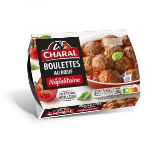 Charal boulettes au b&asymp;&igrave;uf sauce napolitaine 300g