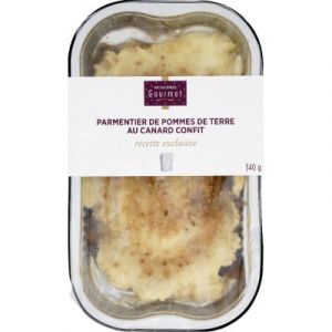Monoprix gourmet parmentier de pommes de terre au canard confit 340g