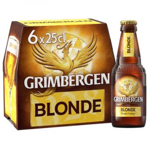 Grimbergen bi&radic;&reg;re blonde d'abbaye 6x25cl