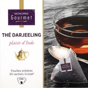 Monoprix gourmet th&radic;&copy; darjeeling plaisir d'inde 60g