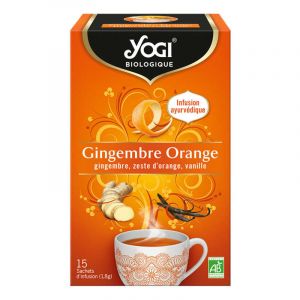 Yogi infusion gingembre orange   27g