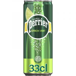 Perrier eau gazeuse saveur citron vert 33cl