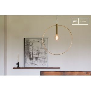 Suspension dor&eacute;e Oohalt grand format