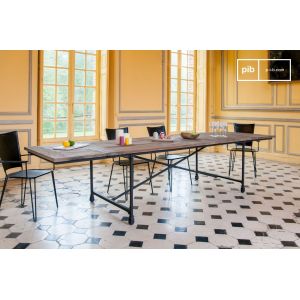 Grande table de Tapissier extensible