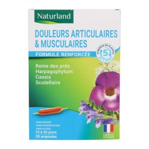 Ampoules Douleurs Articulaires et Musculaires - 20 ampoules - Naturland