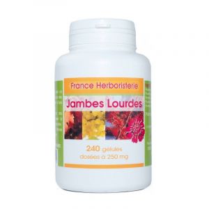 Complexe JAMBES LOURDES 250 mg 240 gélules