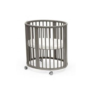 Berceau sleepi mini gris brume avec extension et matelas