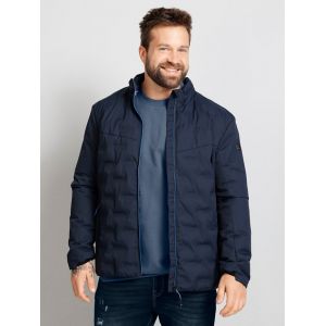 Veste &agrave; capuche enroulable dans le col Killtec Marine fonc&eacute;