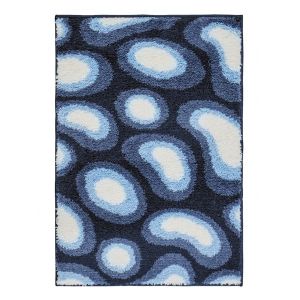 Tapis de douche demi-lune Tokio Webschatz Bleu