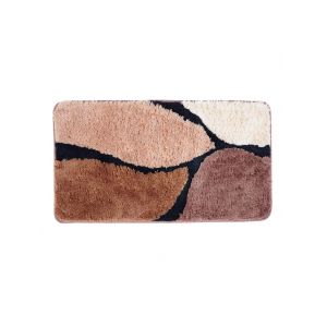 Tapis de douche demi-lune Hambourg Webschatz Marron