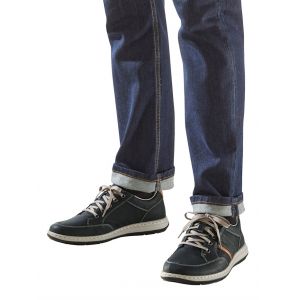 Derbies à surpiqûres contrastantes Rieker Noir