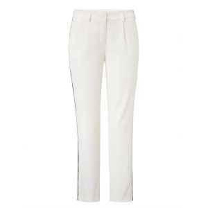 Pantalon REKEN MAAR Blanc cass&eacute;