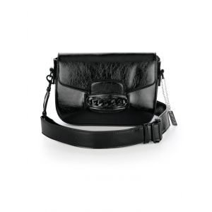 Sac à bandoulière à jolies chaînes MONA Noir