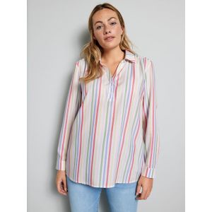 Blouse avec motif rayé Dress In Corail