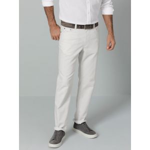 Pantalon aspect lin BABISTA Mastic