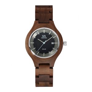 Montre solaire homme Meister Anker Marron