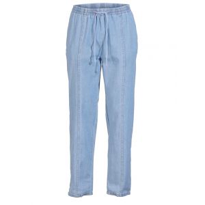 Pantalon &agrave; taille extensible avec cordon de serrage Roger Kent Blue bleached