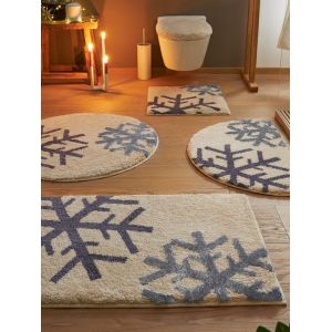 Tapis de douche demi-lune Bochum Grund Beige