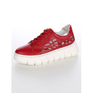 Sneakers à perforations fantaisie Gerry Weber Rouge