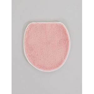 Housse d'abattant WC Valenica, uni Webschatz Lilas/Rose vif/Blanc