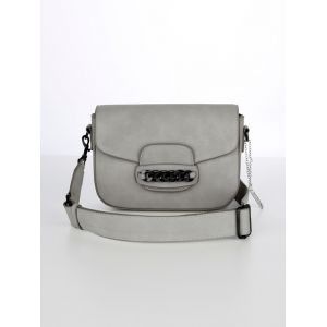 Sac à bandoulière à jolies chaînes MONA Gris