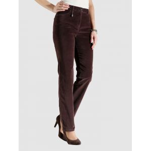 Pantalon en velours doux Toni Marron