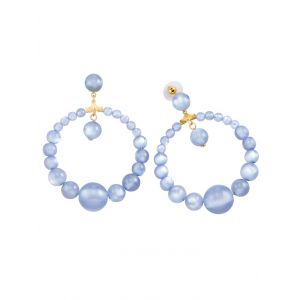Boucles d'oreilles Bleu