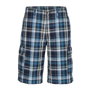 Bermuda en pur coton Roger Kent Marine/Blanc