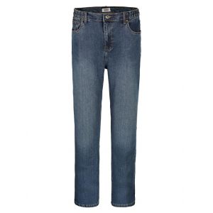 Jean 5 poches avec taille extensible sur les c&ocirc;t&eacute;s Roger Kent Blue stone