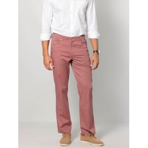 Pantalon en coton Supima chic Roger Kent Rouge clair