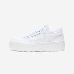 Baskets en cuir femme CJ80 platform blanc