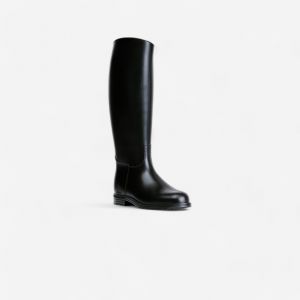 Bottes équitation adulte - 100 noir - FOUGANZA