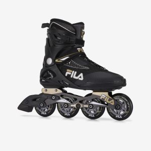 Roller adulte fitness FILA BOND 84mm noir/or