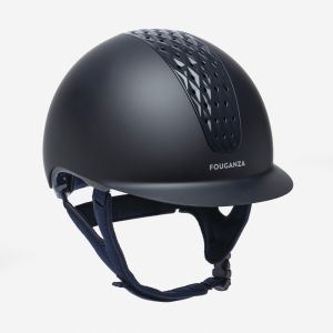 Casque &eacute;quitation adulte et enfant - 520 bleu cosmos