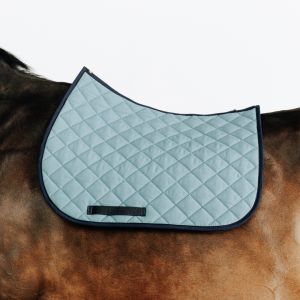 Tapis de selle équitation cheval et poney - 100 vert cèdre - FOUGANZA