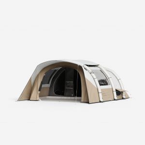 Tente de camping gonflable 6 places 3 chambres, Fresh & Black, Air Seconds 6.3