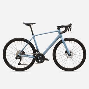 Vélo route endurance, Shimano 105 Di2, EDR CF ULTRA Bleu clair - VAN RYSEL