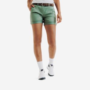 Short chino coton golf Femme, MW500 vert - INESIS