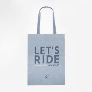Tote bag &eacute;quitation bleu