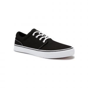 Chaussures basses skateboard-longboard adulte vulca 100 noir blanc - DECATHLON