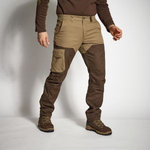 PANTALON chasse RENFORT BIcolore -MARRON 520
