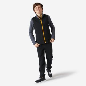 Survêtement chaud enfant - Warmy zip noir - DOMYOS