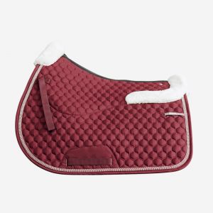 Tapis de selle équitation amortisseur Cheval - 900 bordeaux - FOUGANZA