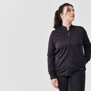 Veste respirante de running Femme - KIPRUN Run 100 Dry Noire - KALENJI