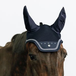 Bonnet équitation cheval - strass bleu - FOUGANZA