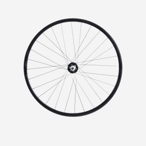 Roue arri&egrave;re v&eacute;lo city speed 900 28 pouces double paroi disc noir - ELOPS